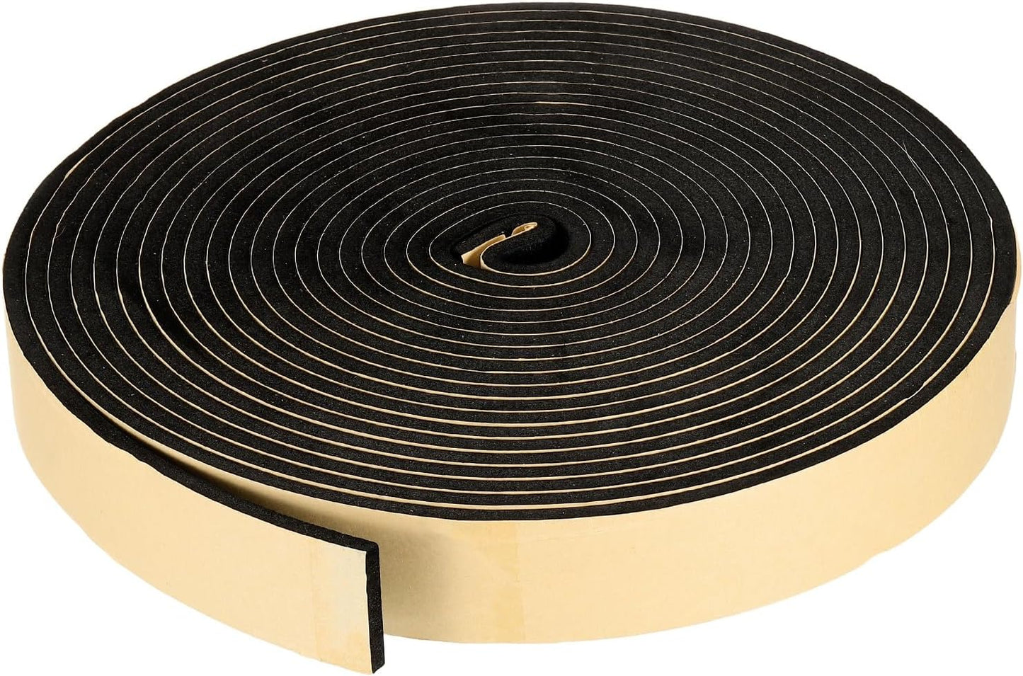 PATIKIL Foam Insulation Tape, 1-1/2" W x 1/8" t x 32.8FT Self Adhesive Weather Stripping Door Seal Strip for Door Window Air Conditioning, Black - Colors A