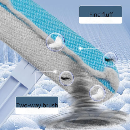 Window Screen Cleaning Brush, Mesh Screen Cleaner with Squeegee, 2PCS Detachable Window Screen Cleaning Brush Washing Tool for Patio, Door, Porch, Screens, Pet Hair