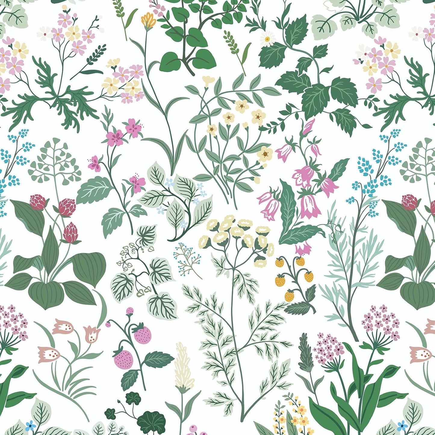 Dimoon 17.3" X 78.7" Peel and Stick Wallpaper Floral Contact Paper Boho Beige White Renter Friendly Natural Wall Paper Waterproof Removable Self Adhesive Wallpaper for Bedroom Livingroom Vinyl Roll