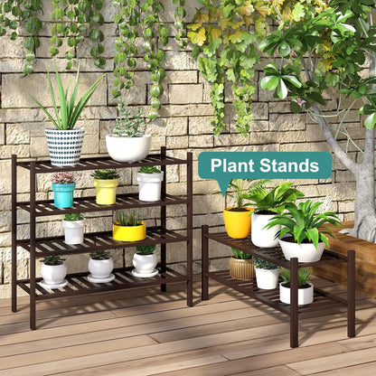 viewcare 3-Tier Black Bamboo Shoe Rack for Entryway, Stackable | Foldable | Natural, Shoe Shelf Storage Organizer for Hallway Closet, Free Standing Shoe Racks for Indoor Outdoor