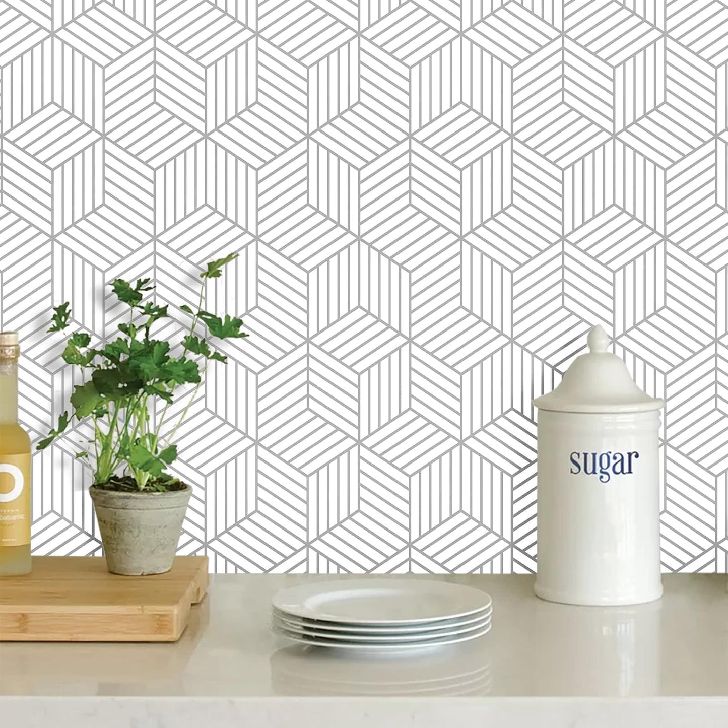 MelunMer Geometric Peel and Stick Wallpaper Gold 118In L 17.7In W Self Adhesive Removable Wallpaper for Bedroom/Bathroom Waterproof Modern Contact Paper for Cabinets Gold Contact Paper Shelf Liner