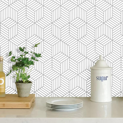 MelunMer Geometric Peel and Stick Wallpaper Gold 118In L 17.7In W Self Adhesive Removable Wallpaper for Bedroom/Bathroom Waterproof Modern Contact Paper for Cabinets Gold Contact Paper Shelf Liner
