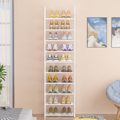 OYREL Sturdy Metal Organizer for Narrow Closets, Shoe Shelf Stand