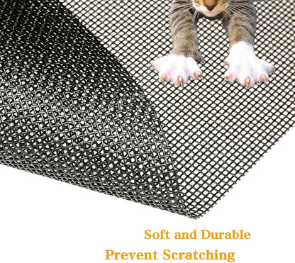 Tooltriz Pet Proof Window Screen Replacement, 48“ x 100" Upgraded Thicken Charcoal Fiberglass Mesh for Sliding Pet Screen Door Repair Kit - Screen Door Protector for Dogs Patio Screen mesh