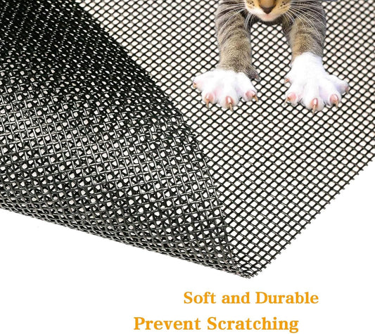 Tooltriz Pet Proof Window Screen Replacement, 48“ x 100" Upgraded Thicken Charcoal Fiberglass Mesh for Sliding Pet Screen Door Repair Kit - Screen Door Protector for Dogs Patio Screen mesh