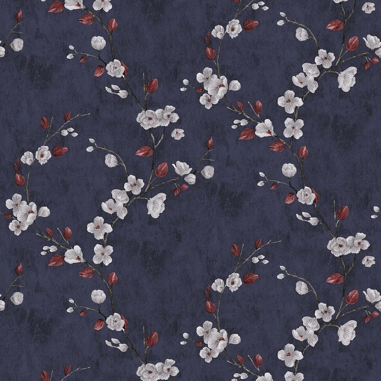 SOON AFTER 17.5”x120” Floral Peel and Stick Wallpaper Flower Tree Contact Paper Self Adhesive Removable Modern Sage Green Wall Paper Decorative Wall Covering Countertop Vinyl Film Roll