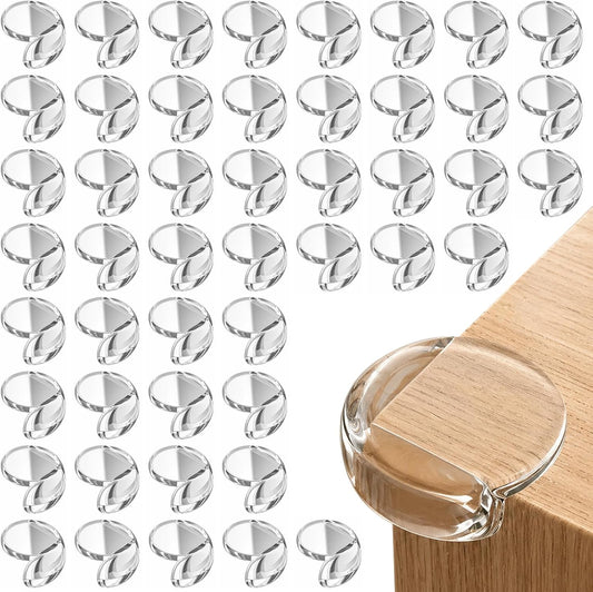 48 Pack Corner Protector for Baby, Clear Table Corner Protectors | Strong Adhesive, Baby Proof Corners and Edges, Furniture Corner & Edge Safety Bumpers for Sharp Edges