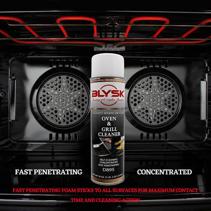 Oven & Grill Cleaner, 18 oz, Heavy Duty | Grease Cut, Oil Removal, Fast Action, Burnt Food, Kitchen Use, Tough Mess, Surface Care, Quick Spray, Grill Care