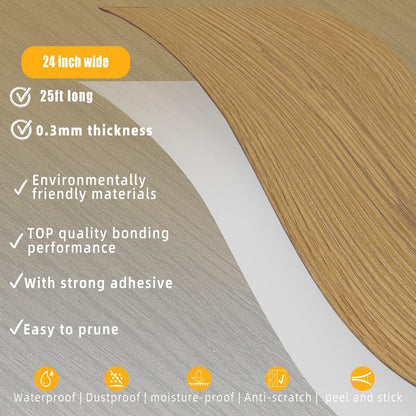 GSCIT Club Wood Grain Repair Tape, 2.4 inch X 15ft Self Adhesive Maple Grain Repair Patch for Tables, Chairs, Baseboards, Doors, Windows, Floors, Handicraft DIY. - Colors A