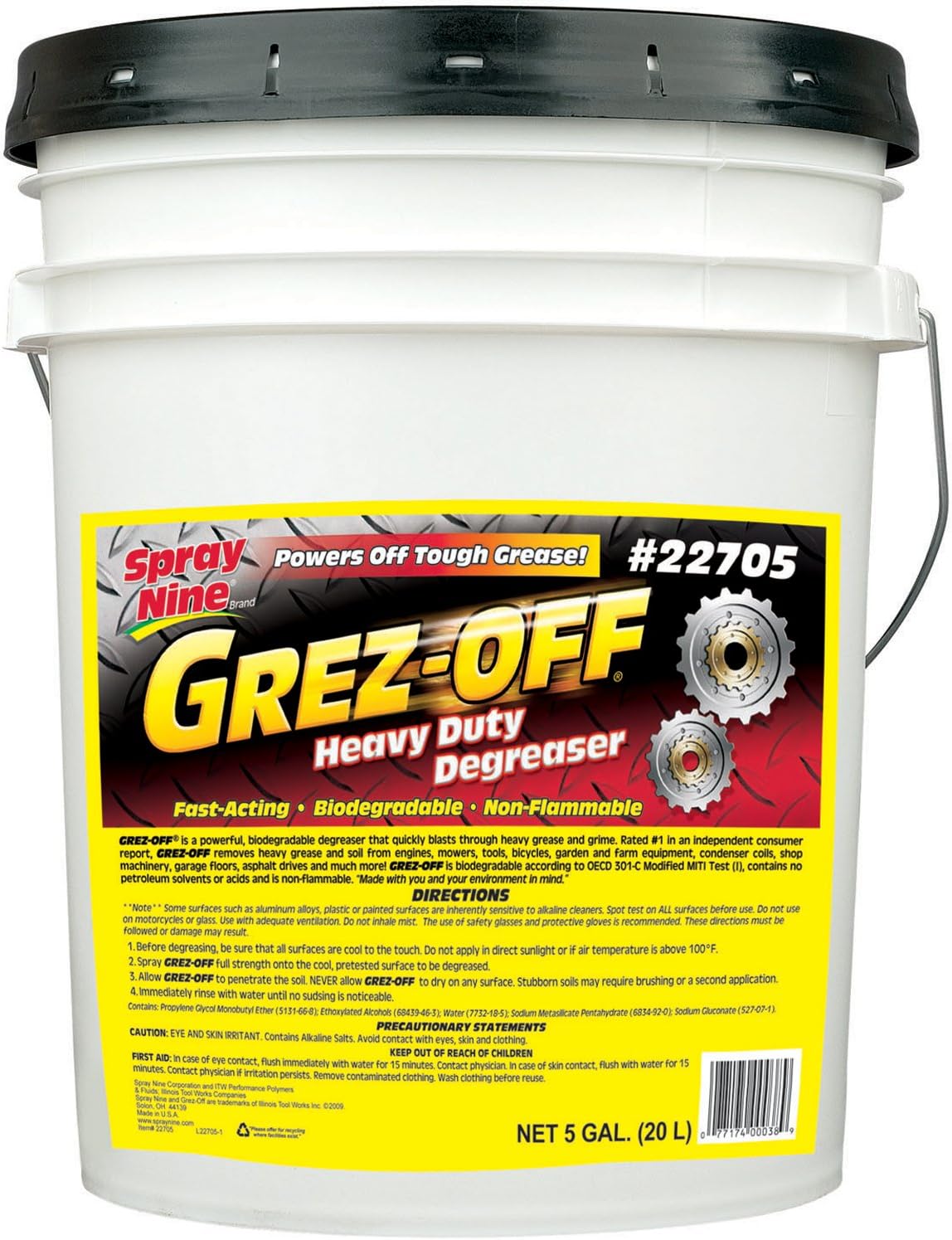 Spray Nine 22732 Grez-Off Heavy Duty Degreaser, 32 oz., Pack of 1