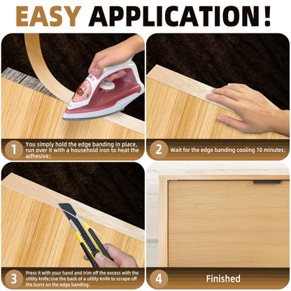 GSCIT Club Wood Grain Repair Tape, 2.4 inch X 15ft Self Adhesive Maple Grain Repair Patch for Tables, Chairs, Baseboards, Doors, Windows, Floors, Handicraft DIY. - Colors B