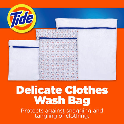 Tide Delicate Clothes Mesh Wash Bags for Wash Machine, 3 Pack (Small, Medium, and Large), Protects from Snagging, Tangling & Wear