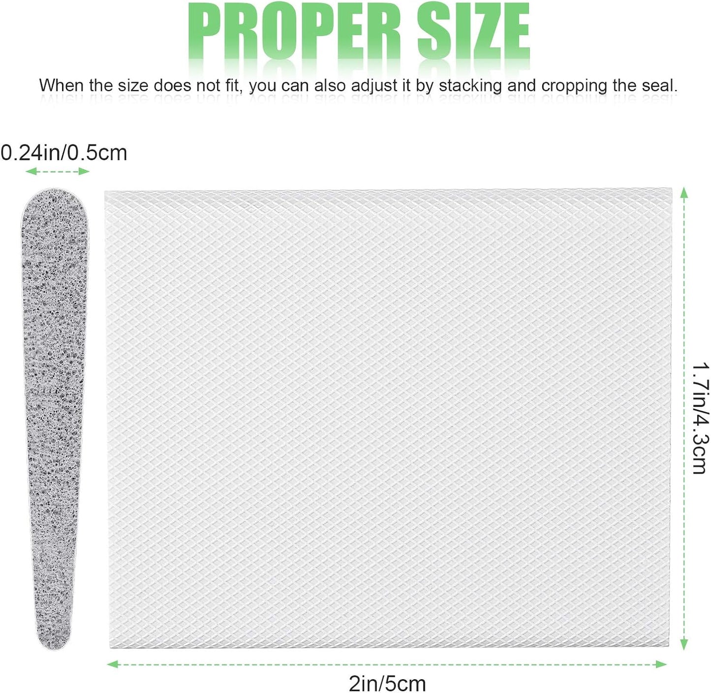 Jetec 6 Peices Self-Adhesive Door Corner Seals, Gap Filler Seal Strip Weather Stripping Draft Stopper Door Frame Seal Corner Foam for Weather Protection Isolation of Noise(Black)