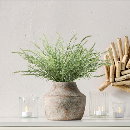Ceramic Vase Set of 3, Modern Decorative Vases for Home Decor, Small Flower Pottery Vase Sets, Boho Farmhouse Rustic Vases for Living Room, Kitchen, Bedroom, Bathroom, Shelf, Table