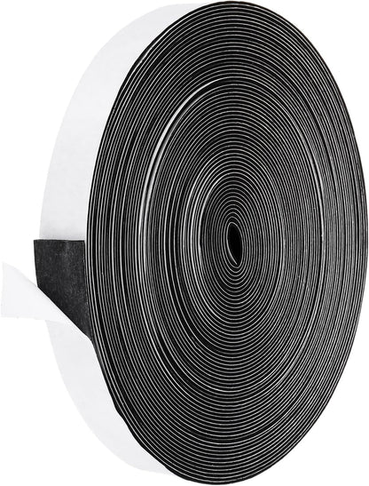 PATIKIL Weather Stripping Door Seal Strip, 3/8 Inch x 1/4 Inch x 32 Ft Self Adhesive Soundproof High Density Foam Tape Insulation for Door Window Air Conditioning, White - Colors A