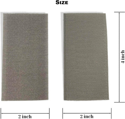 1 inch Black Hook and Loop Tape 1 Yd Self Adhesive Tape Sticky Back Heavy Duty Fastener Ideal for Window Fixing Net Carpets DIY Project Handmade Craft Home Office
