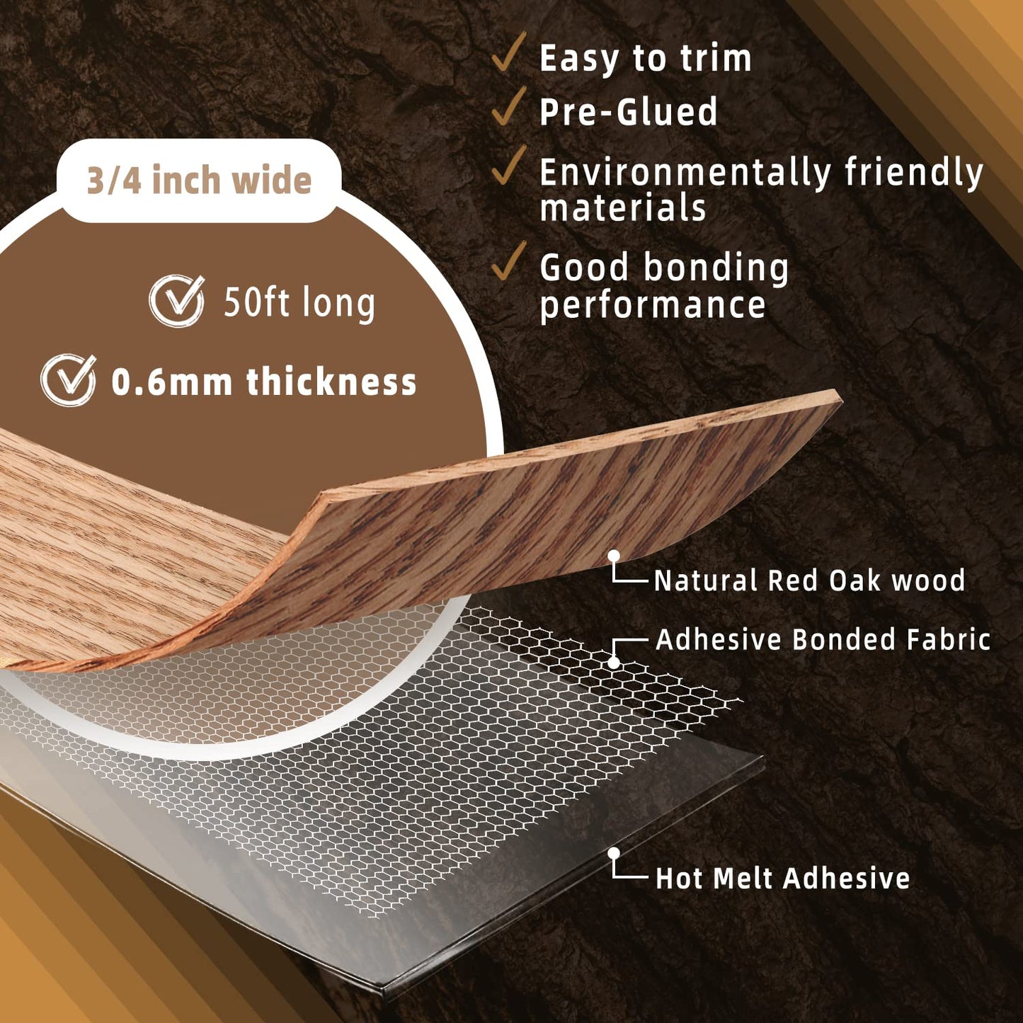 GSCIT Club Wood Grain Repair Tape, 2.4 inch X 15ft Self Adhesive Maple Grain Repair Patch for Tables, Chairs, Baseboards, Doors, Windows, Floors, Handicraft DIY. - Colors B