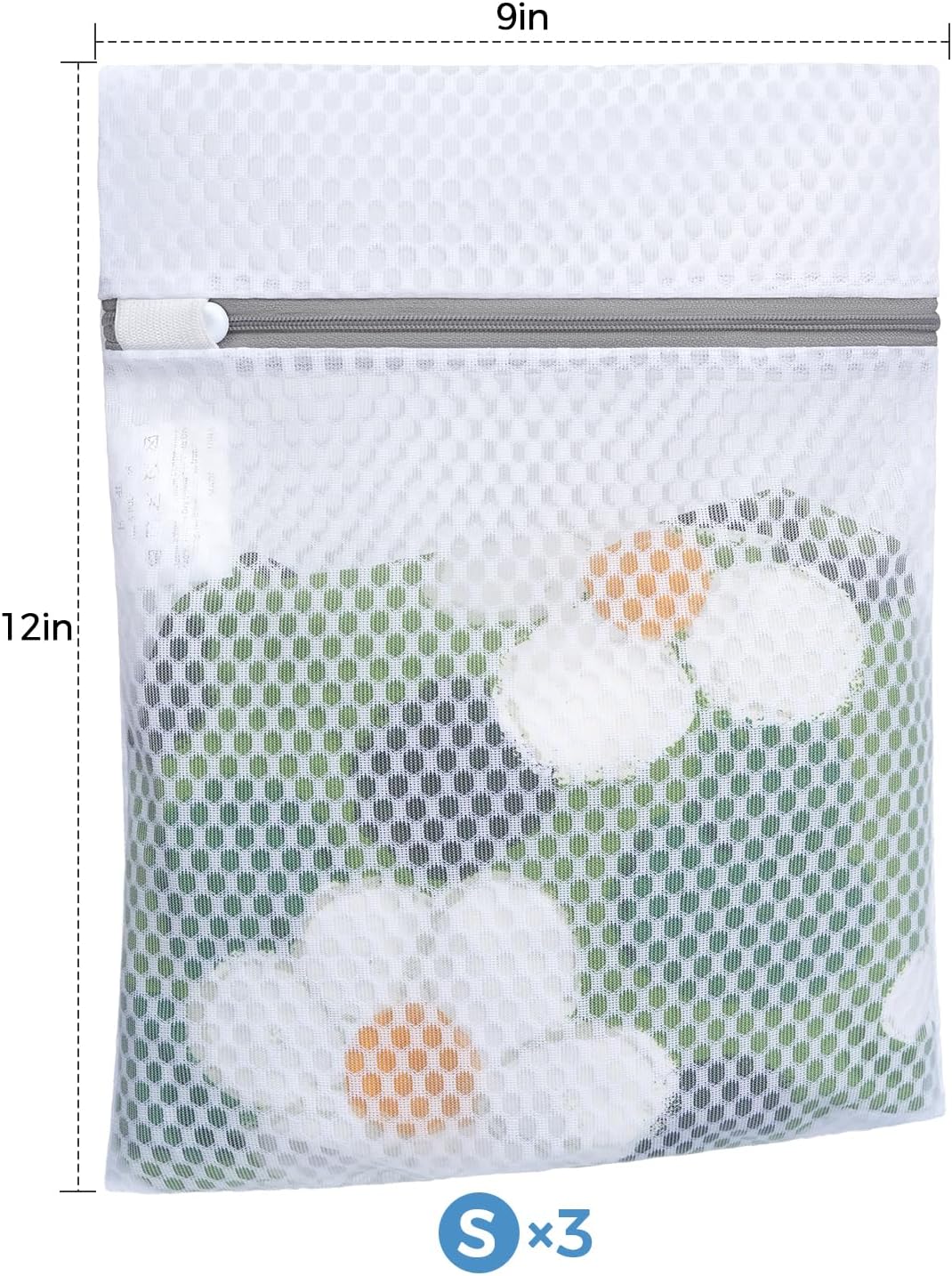 BAGAIL Laundry Bags Mesh Wash Bag for Intimates Lingerie and Delicates, 5Pcs (1XL,2L,2M)