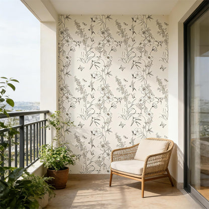 Peel and Stick Wallpaper Removable Self-Adhesive, Renter Friendly Waterproof Vinyl Contact Paper, Boho Self Stick Wall Paper for Bedroom Bathroom Cabinet Furniture Makeover, 17.5" x 118"