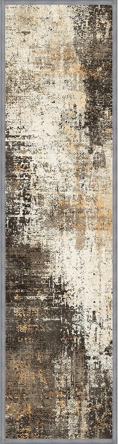sarben Non Slip Stair Treads for Wooden Steps 15PCS - 8"x30" Indoor Safety Carpet, Edging Mats with TPE Adhesive Backing, Pet and Elderly Friendly Stair Rugs (Taupe) - Colors A