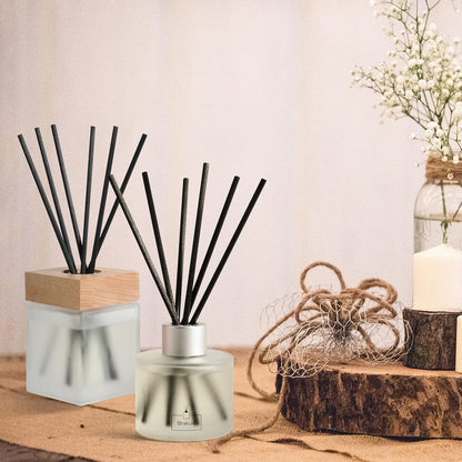 Brakula Reed Diffuser Set, 100ml Black Vanilla Scented Oil Diffuser for Bathroom, Home Fragrance for Living Room, Office