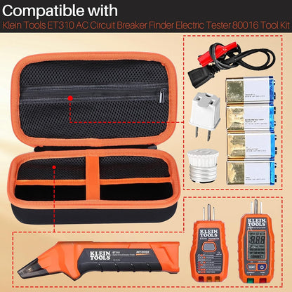 Lebakort Storage Case Compatible with Klein Tools ET310 AC Circuit Breaker Finder Electric Tester 80016 Tool Kit