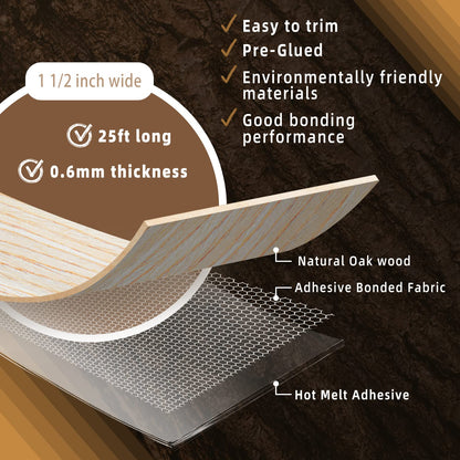GSCIT Club Wood Grain Repair Tape, 2.4 inch X 15ft Self Adhesive Maple Grain Repair Patch for Tables, Chairs, Baseboards, Doors, Windows, Floors, Handicraft DIY. - Colors A