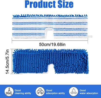 Mop Heads Replacements for O-Cedar Hardwood Floor 'N More Microfiber Flip Mop, 2 Pack Dust Mop Replacement Heads for Ocedar Flip Mop, Reusable Refill Double-Sided Mop Head for O Cedar Mop