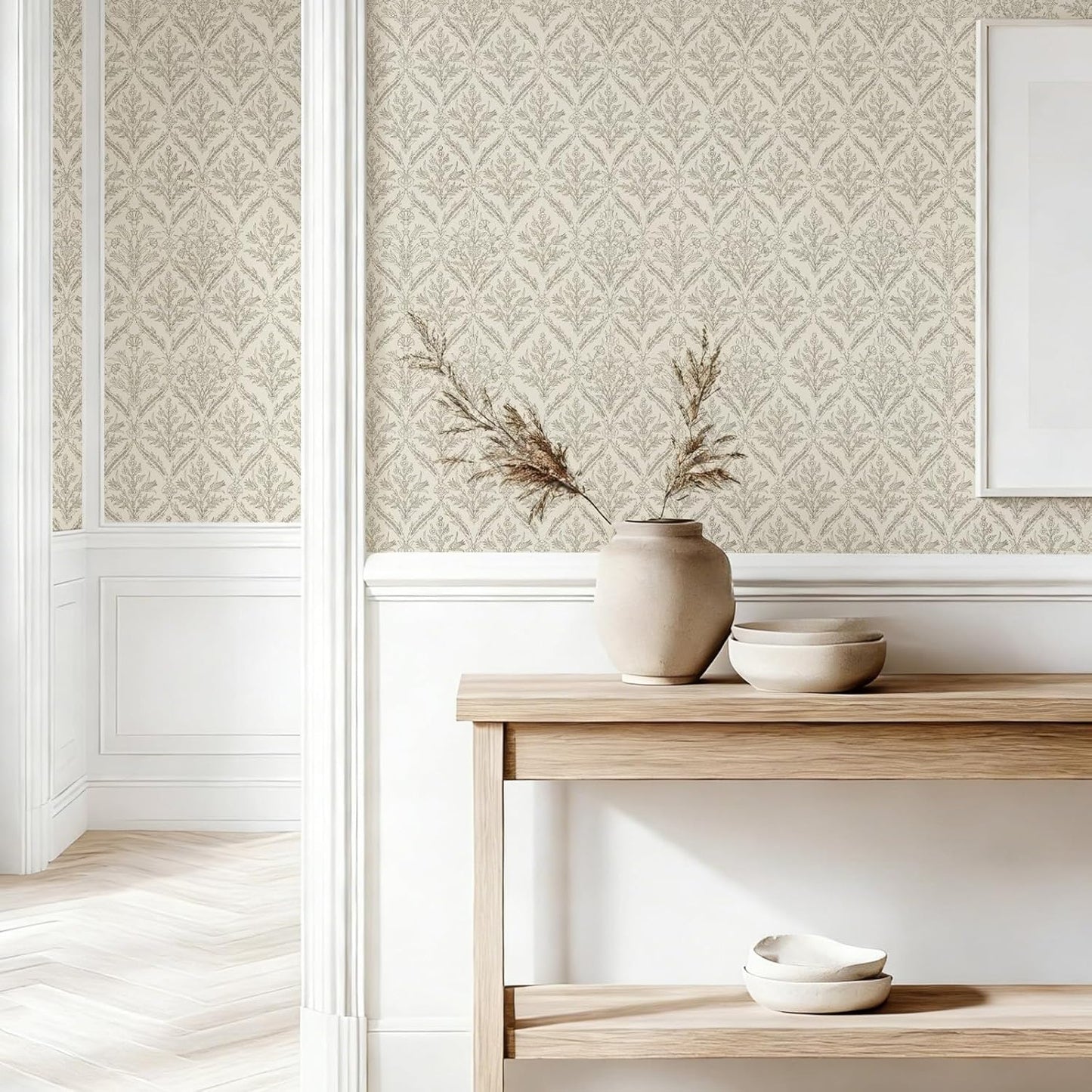 YXTII 17.3" × 78.7" Vintage Wallpaper Peel and Stick Self Adhesive Removable Neutral Wallpaper for Bedroom Drawers Cabinets