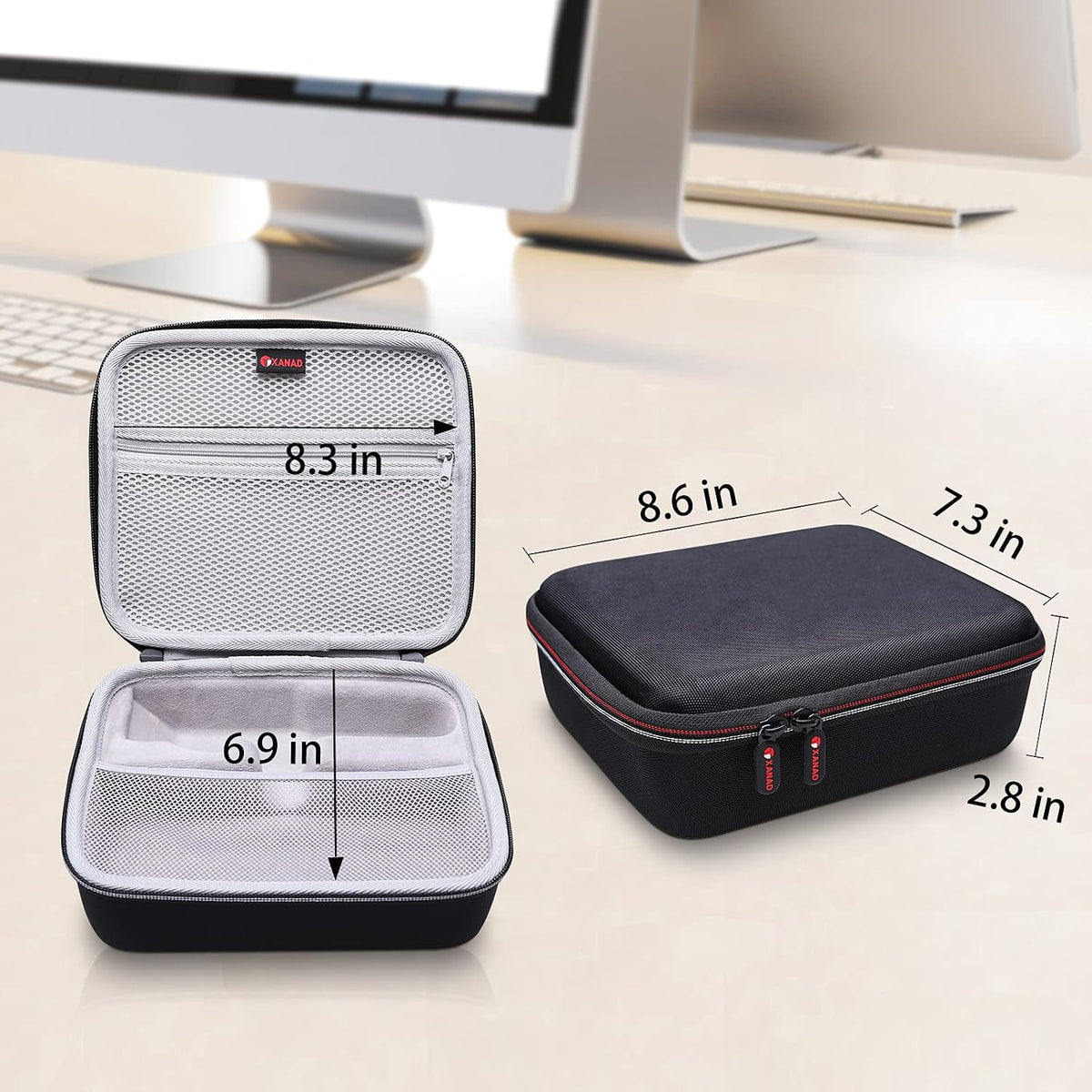 XANAD Case for Wahl Professional 5-Star Cordless Magic Clip #8148 Clippers - Carrying Organizer Storage Bag