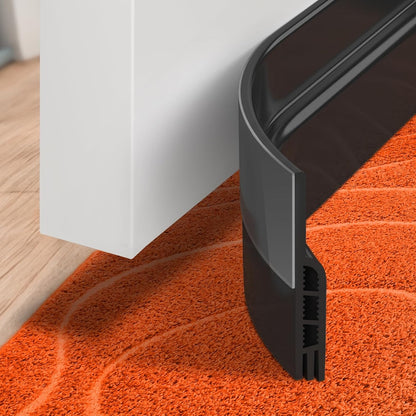 Holikme Door Draft Stopper Under Door Draft Blocker Insulator Doors Sweep Weather Stripping Noise Stopper Sheets, Rolls & Strips Strong Adhesive, White
