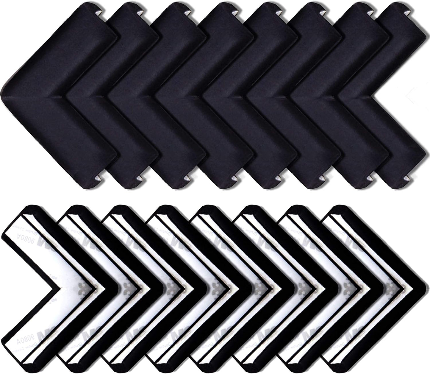 Bebe Earth Baby Proofing Corner Protectors, 12 Furniture Corner Guards Bumpers for Table - Clear Child Safety Protector for Home, New Parents and Couples