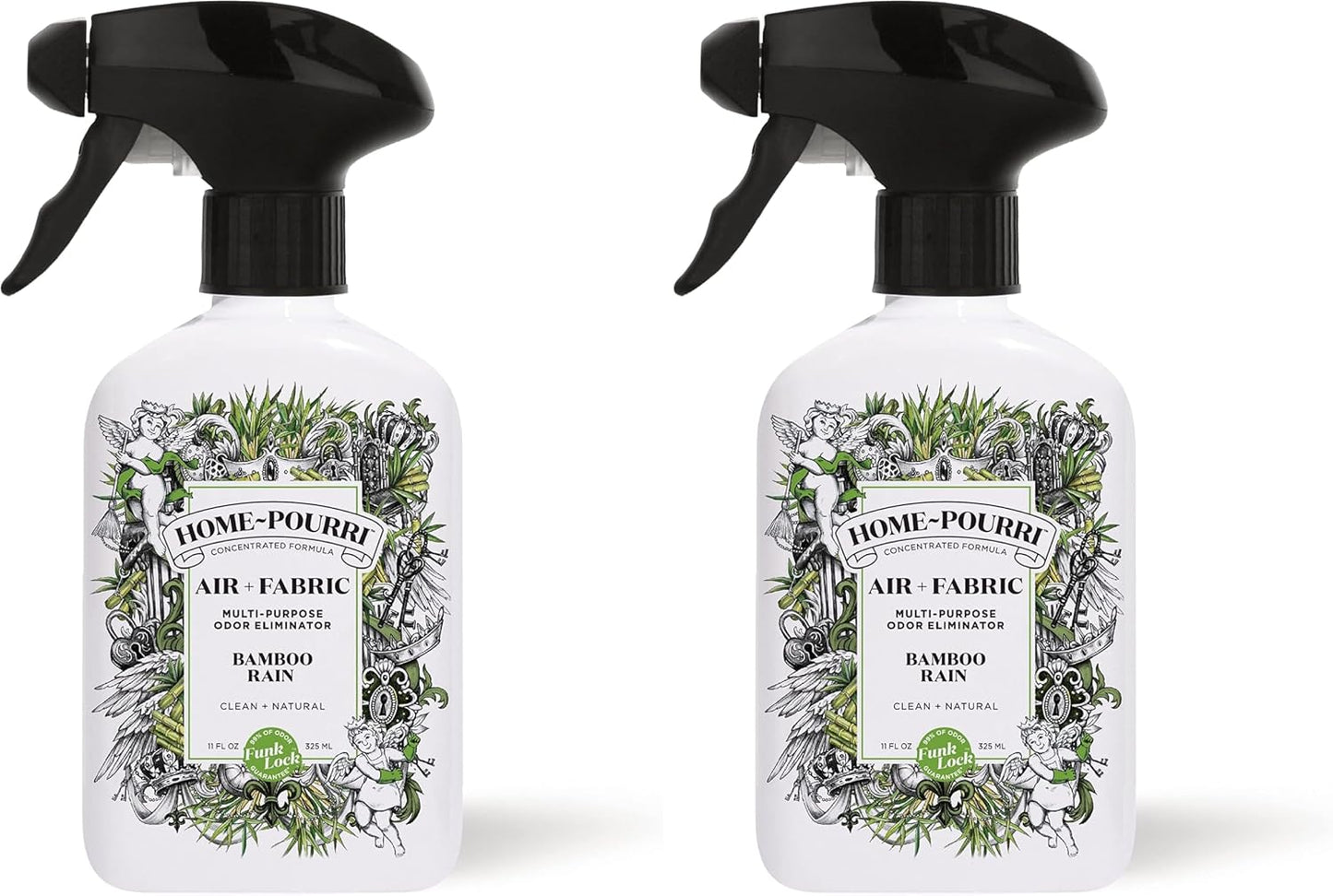 Poo-Pourri Before-You-Go Toilet Spray, Bamboo Rain, 2 Fl Oz, Up to 100 Uses, Bathroom Odor Deodorizer with Essential Oils for Home or Work, Travel Essentials, TSA Approved Size, Bamboo & Fresh Grass