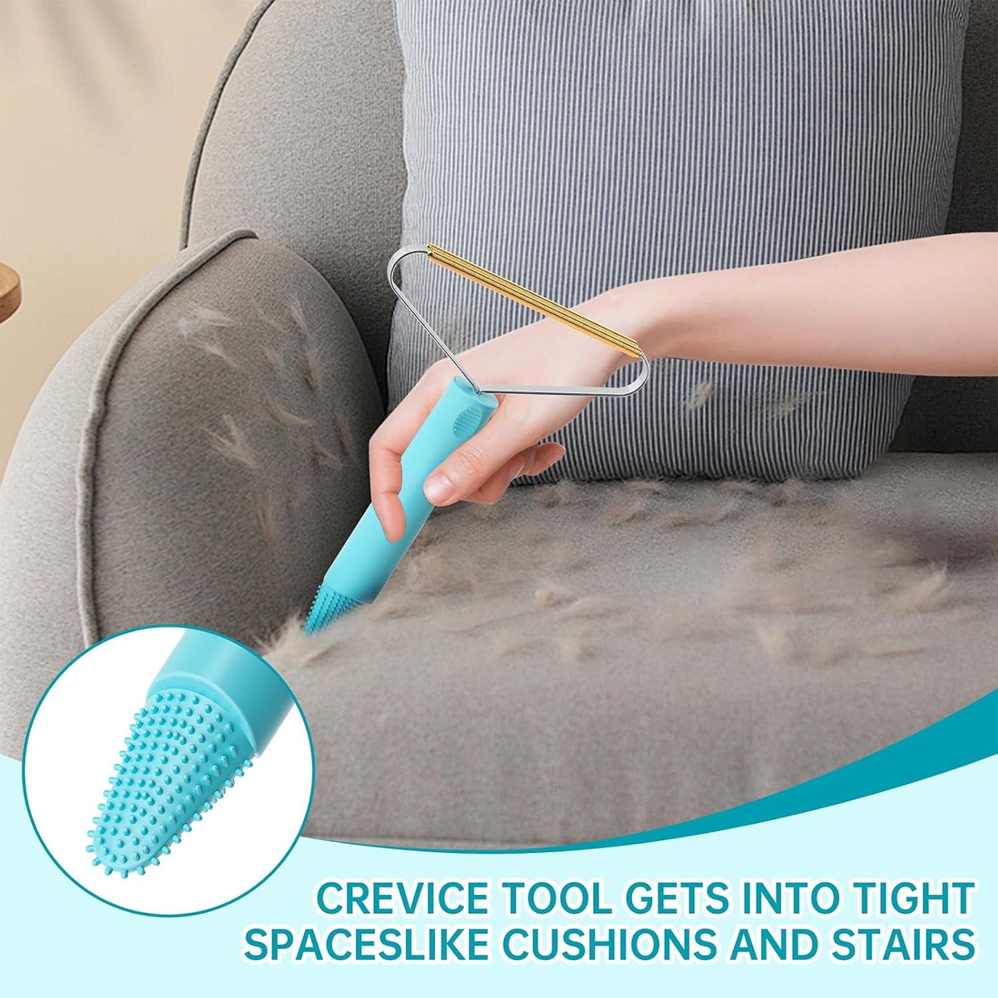 Lint Remover 3-Pack,Lint Shaver Cleaner Pro,Carpet Rake,Lint Brush,Fur Removal Tool,Portable Carpet Scraper,Clothes,Car Mats,Couch,Pet Bed,Furniture