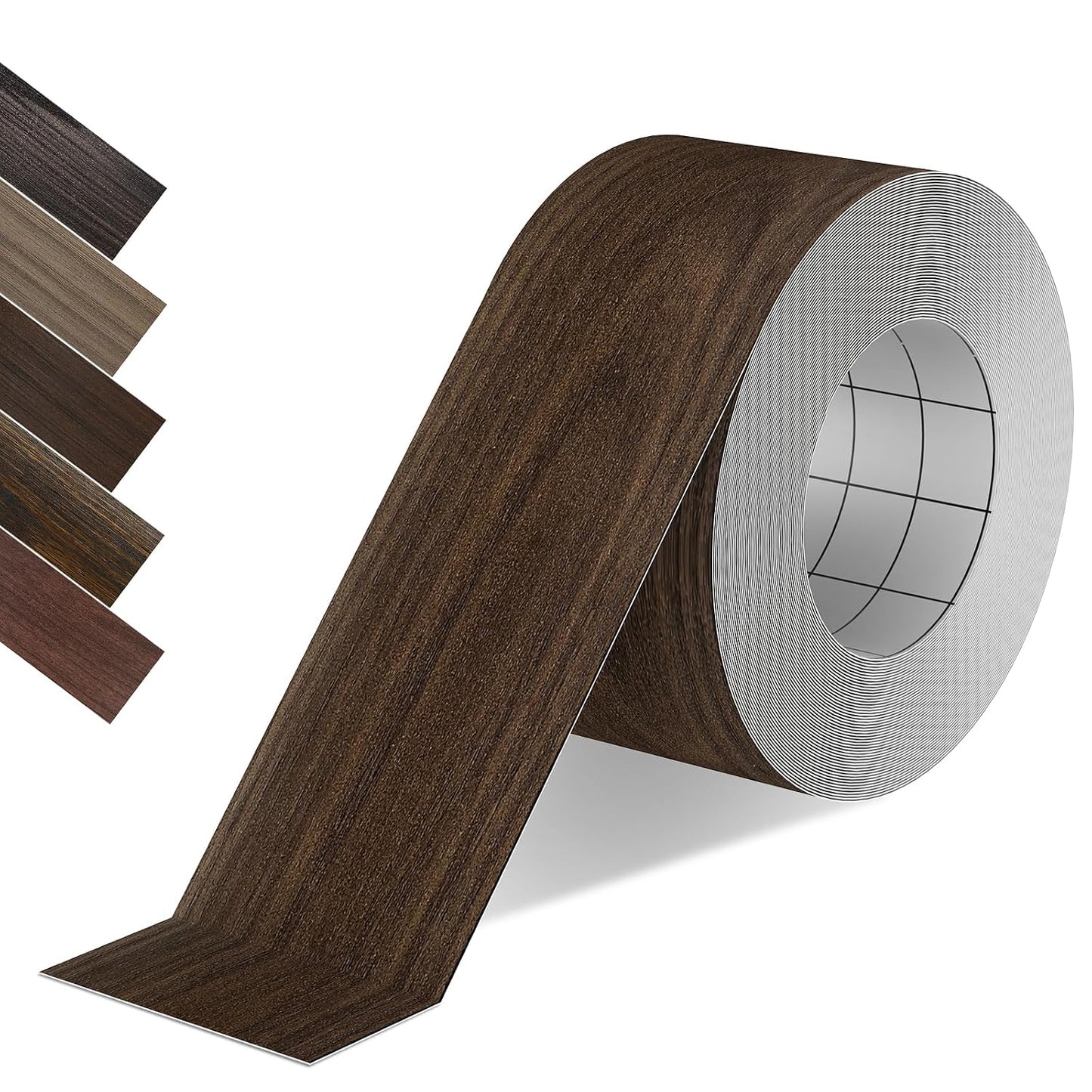 Wood Grain Repair Tape, 2.4 inch X 15ft Self Adhesive Natural Walnut Grain Repair Patch for Tables, Chairs, Baseboards, Doors, Windows, Floors, Handicraft DIY.