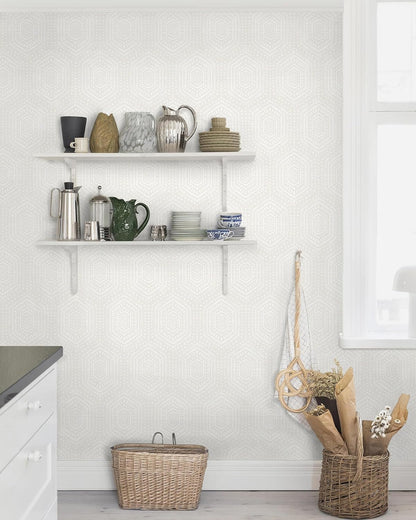Heroad Boho Peel and Stick Wallpaper Beige Renter Friendly Wall Paper Peel and Stick Modern Contact Paper Neutral Geometric Wallpaper for Bedroom Bathroom Cabinets Decor Vinyl Waterproof 17.3"x78.7"