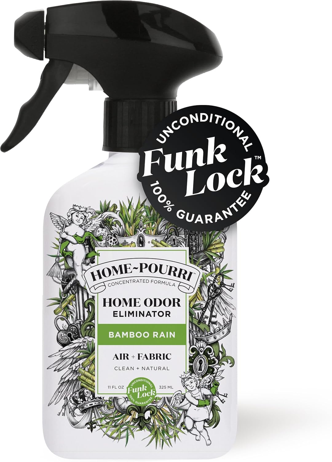 Poo-Pourri Before-You-Go Toilet Spray, Bamboo Rain, 2 Fl Oz, Up to 100 Uses, Bathroom Odor Deodorizer with Essential Oils for Home or Work, Travel Essentials, TSA Approved Size, Bamboo & Fresh Grass