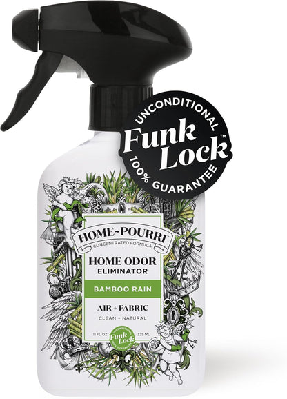 Poo-Pourri Before-You-Go Toilet Spray, Bamboo Rain, 2 Fl Oz, Up to 100 Uses, Bathroom Odor Deodorizer with Essential Oils for Home or Work, Travel Essentials, TSA Approved Size, Bamboo & Fresh Grass