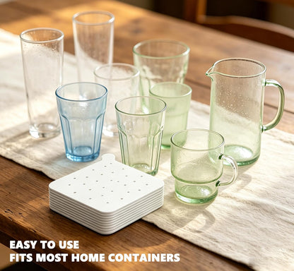 Fruit Fly Traps for Indoors, DIY Fruit Fly Traps - 4X Reuseable Funnel Traps + 24x Clear Sticky Trap - No-Mess, Uses Natural Bait
