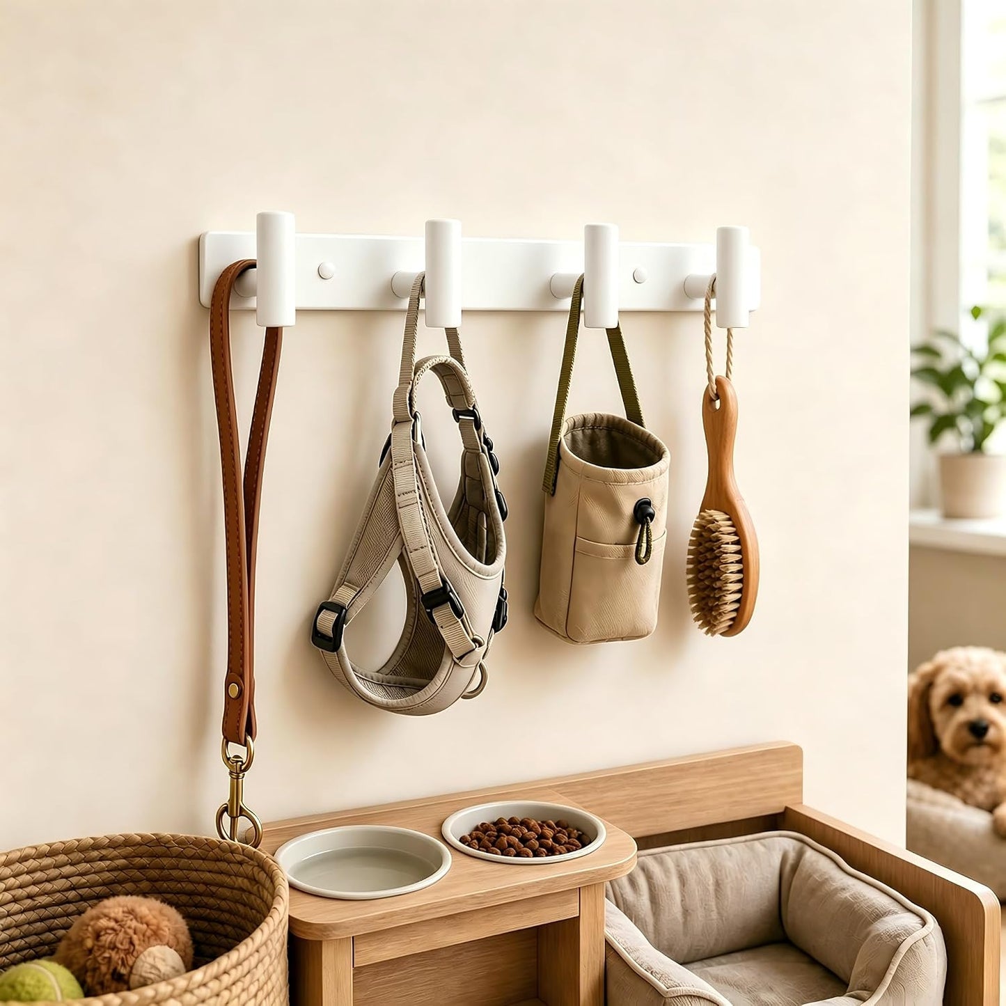 Wall Mounted Coat Rack-3 Hooks, Heavy Duty Stainless Steel Wall Hooks for Towel Coat Bag, Hat Rack Coat Hanger Coat Hooks Towel Racks for Bathroom Entryway Kitchen Office (Silver, 1 Pack)