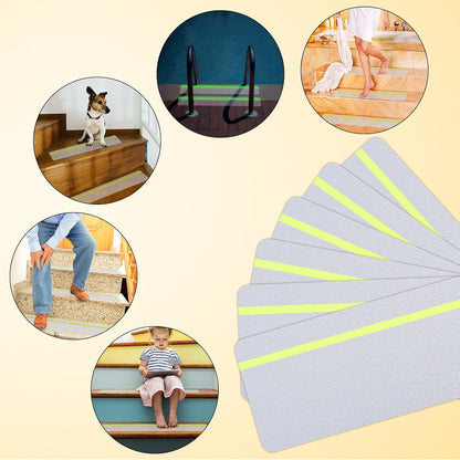 Qingluan Grip Tape, Heavy Duty Anti Slip Tape for Stairs Outdoor/Indoor Waterproof 4" x 33 ft, Safety Non-Slip Roll for Stair Step Traction Treads Stair Non Slip Strips Grey