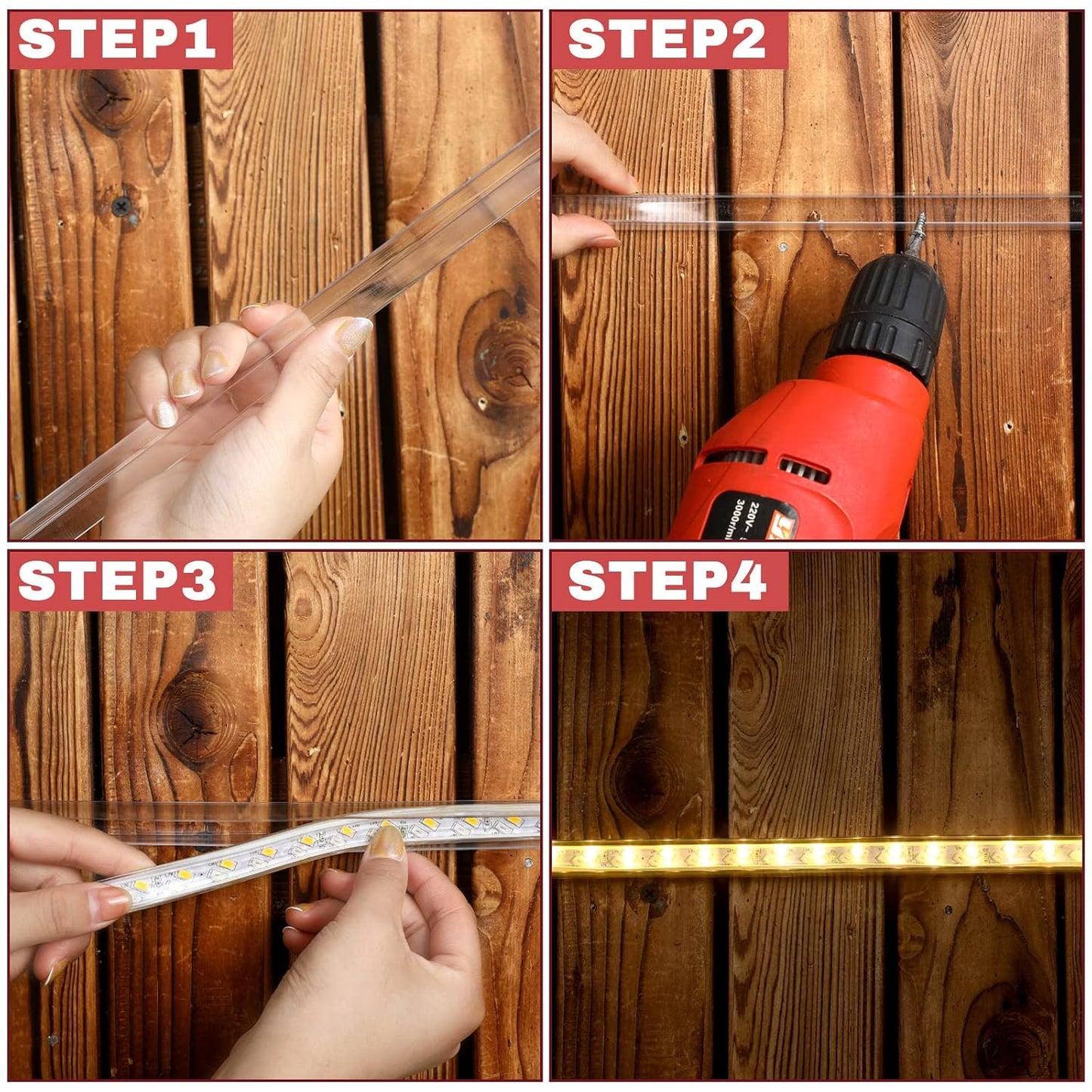Chunful 36'' 6 Pack Cabinet Door Protector 3/4 '' Clear Cabinet Protector Edge Guard Plastic U Channel Edge Guard Trimable PVC Protective for Kitchen Cabinets Furniture Decorative Protection