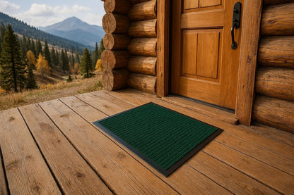 Guardian WaterGuard Indoor/Outdoor Wiper Scraper Floor Mat, Rubber/Nylon, 3'x4', Grey