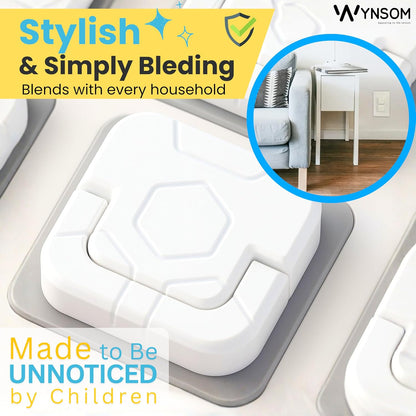 60 Pack Outlet Covers Baby Proofing with Pull Handle- Plug Covers Baby Proofing- White Baby Proof Outlet Covers 3 Prong Child Proof Outlet Cover- Shock Prevent Plug Protectors Baby Proof Plug Covers