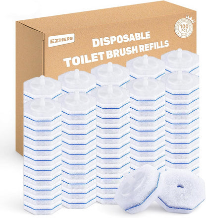 20 Count Toilet Wand Refills for Clorox, 5X Cleaning Power Toilet Bowl Cleaners & High-Density Disposable Toilet Scrubber Refill - No Falling Apart, Instant Foam for Bathroom Cleaning