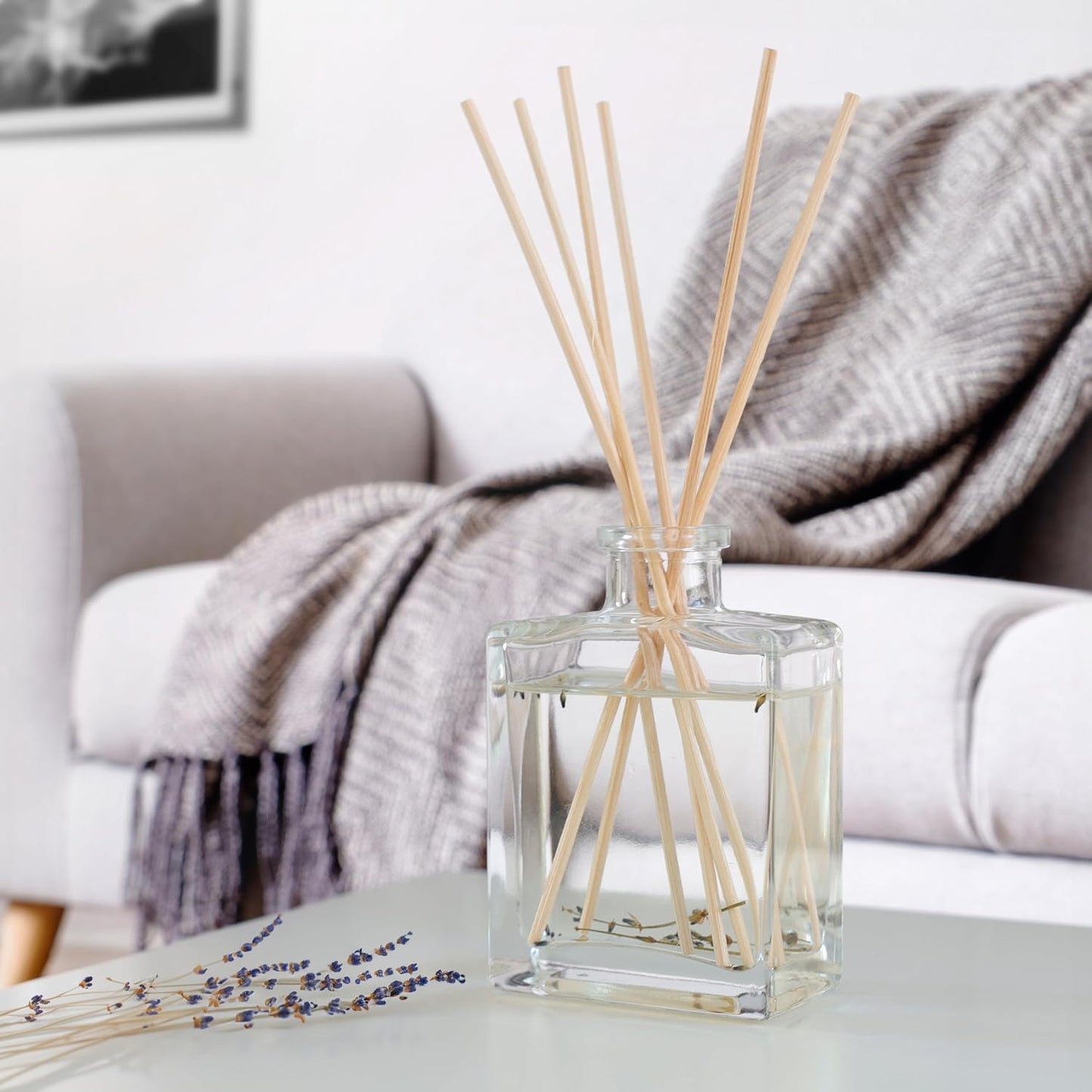 Urban Naturals Smoked Vanilla Reed Diffuser Set with Vanilla Bean, Sandalwood & Leather | Made in the USA - Colors B