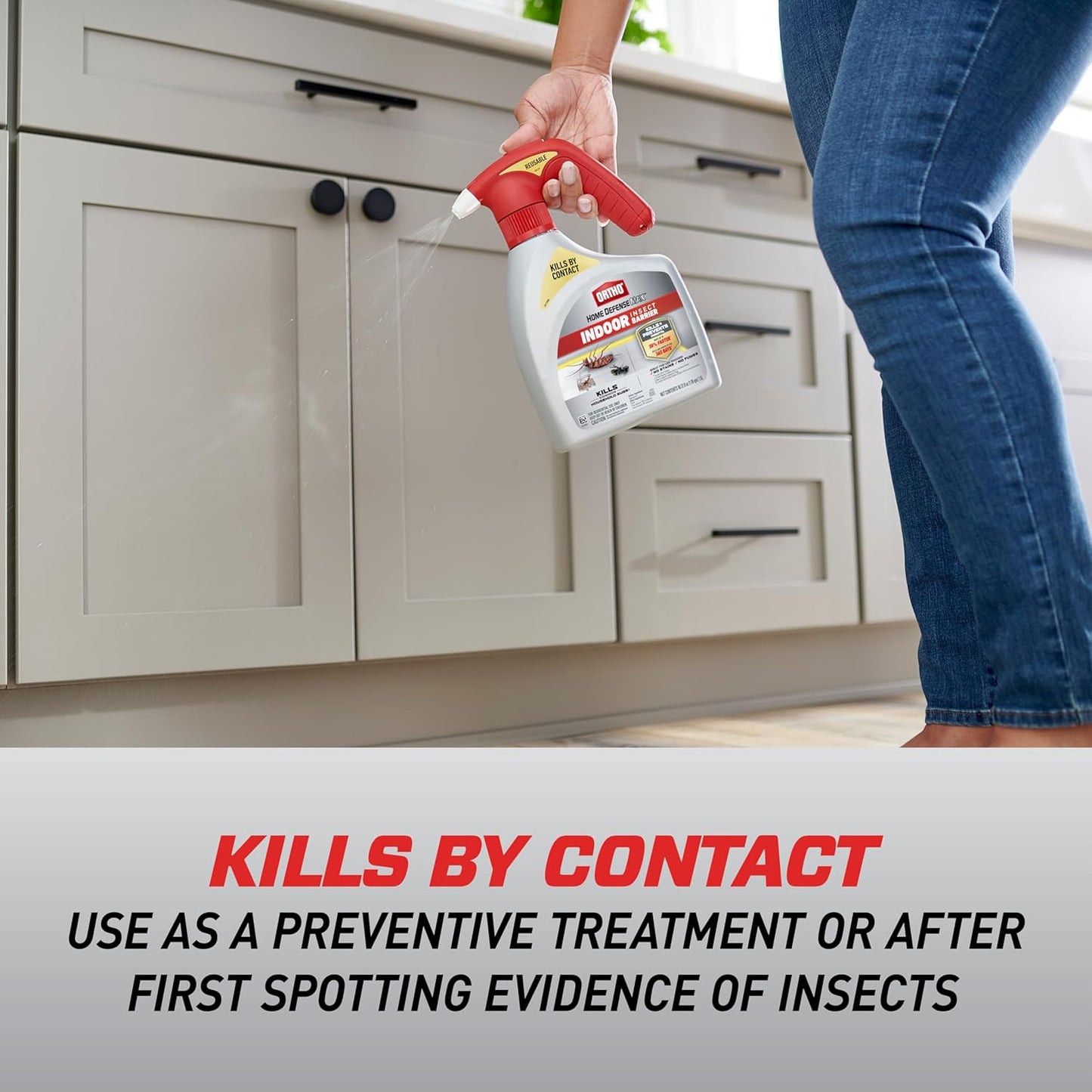 Ortho Home Defense Max Indoor Flying Insect Trap - Light Sticky Trap for House Flies, Fruit Flies, and Gnats, 1 Plug-in and 4 Refills