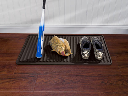 WeatherTech BootTray for Entryway - Durable Mat for Boots, Shoes, Traps Water and Dirt (16"x36") - Black