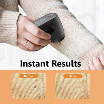 Pionix Fabric Shaver, Sweater Shavers to Remove Pilling, High-Perf Defuzzer, Rechargeable Electric Lint Shaver for Fuzz and Lint Balls from Clothing, Upholstery 2000mah Battery (Matt Grey)