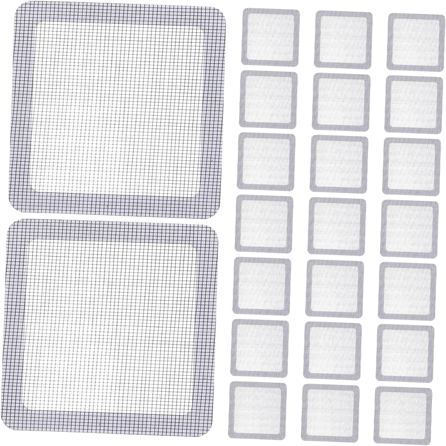 Window Screen Repair Patch Kit Adhesive Patch Pads for Holes Door Screen Mesh Tape